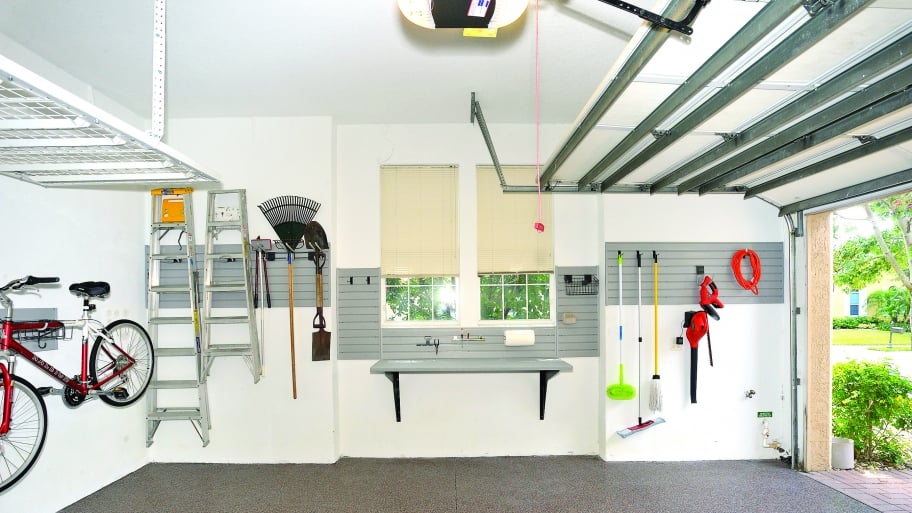 an organized garage (Photo by Photo by John Zambito)